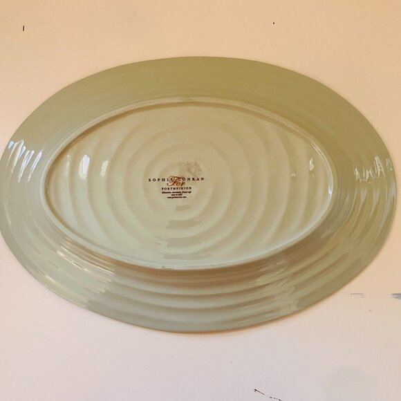 Sophie Conran for Portmeirion Celadon Green Ripple Platter - Picture 3 of 5